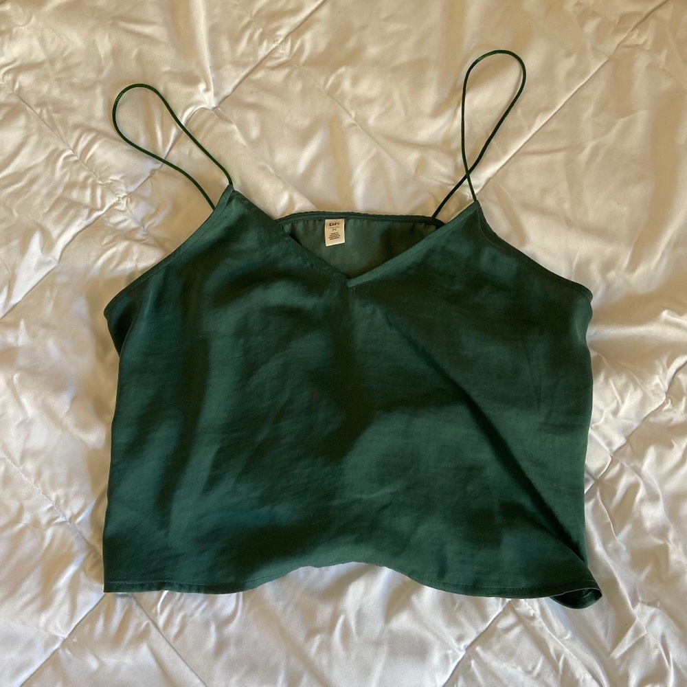 BP Nordstrom Cropped Satin Camisole